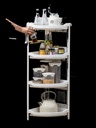 4 LAYERS CORNER STAND/ رفوف زاوية أربع طوابق