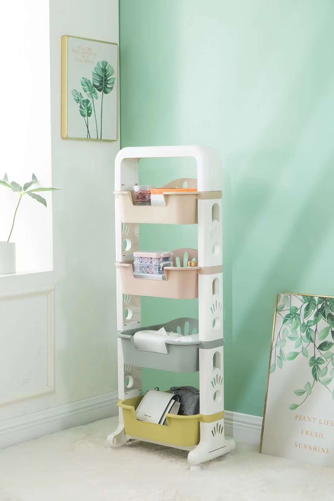 4 LAYERS ORGANIZING RACK / ستاند التنظيم بأربع رفوف