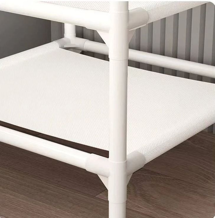Floor-standing Corner clothing Rack, easy Assembled Shelf/رف الملابس الجانبي