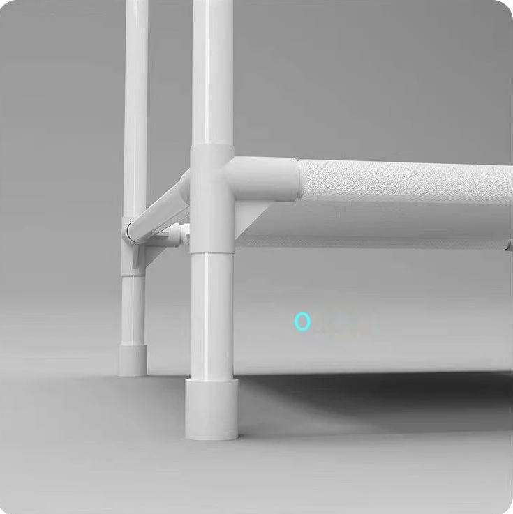 Floor-standing Corner clothing Rack, easy Assembled Shelf/رف الملابس الجانبي