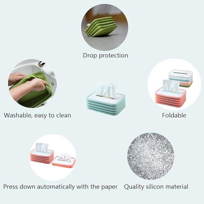 Foldable Tissue Box / علبة المناديل القابلة للطي