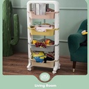 4 LAYERS ORGANIZING RACK / ستاند التنظيم بأربع رفوف
