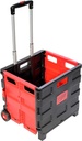 Foldable box with wheels/صندوق قابل للطي بعجلات