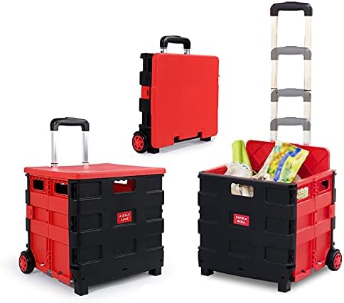 Foldable box with wheels/صندوق قابل للطي بعجلات
