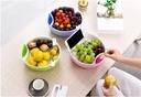Fruit serving basket with stand/سلة تقديم الفاكهة مع ستاند