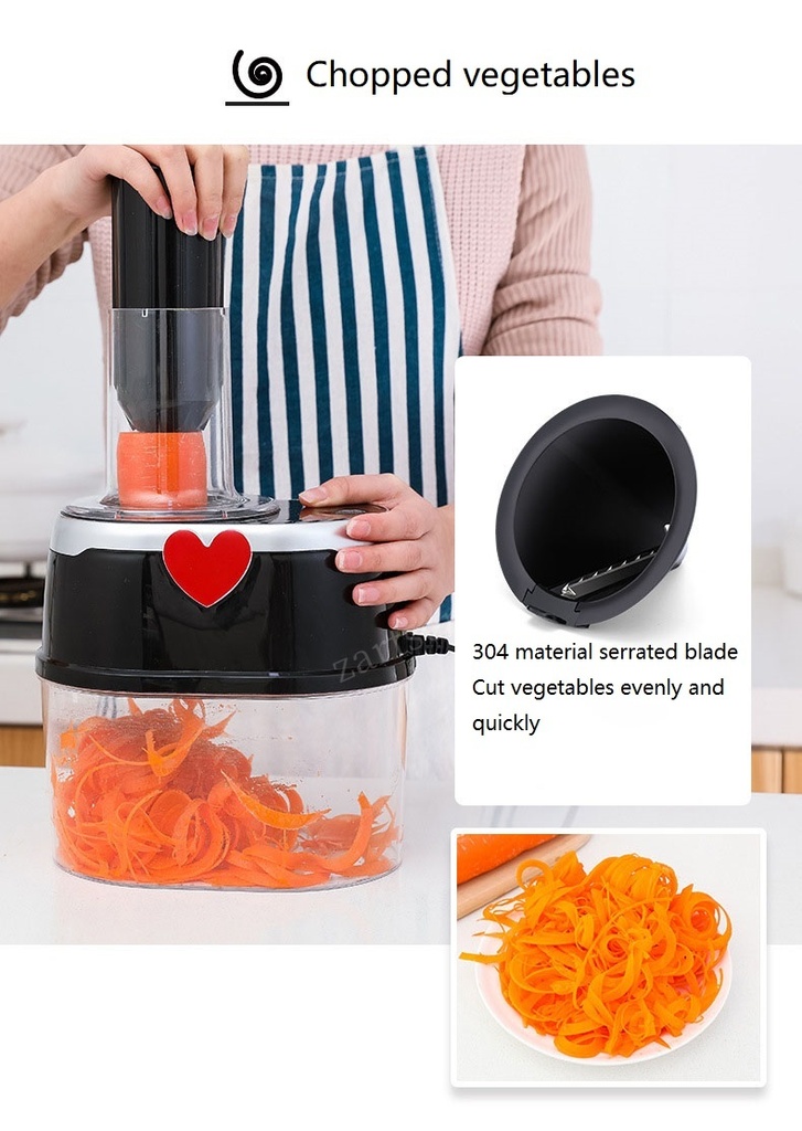 4 in 1 Vegetables spiralizer / مفرمة تشكيل الخضار