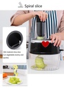 4 in 1 Vegetables spiralizer / مفرمة تشكيل الخضار