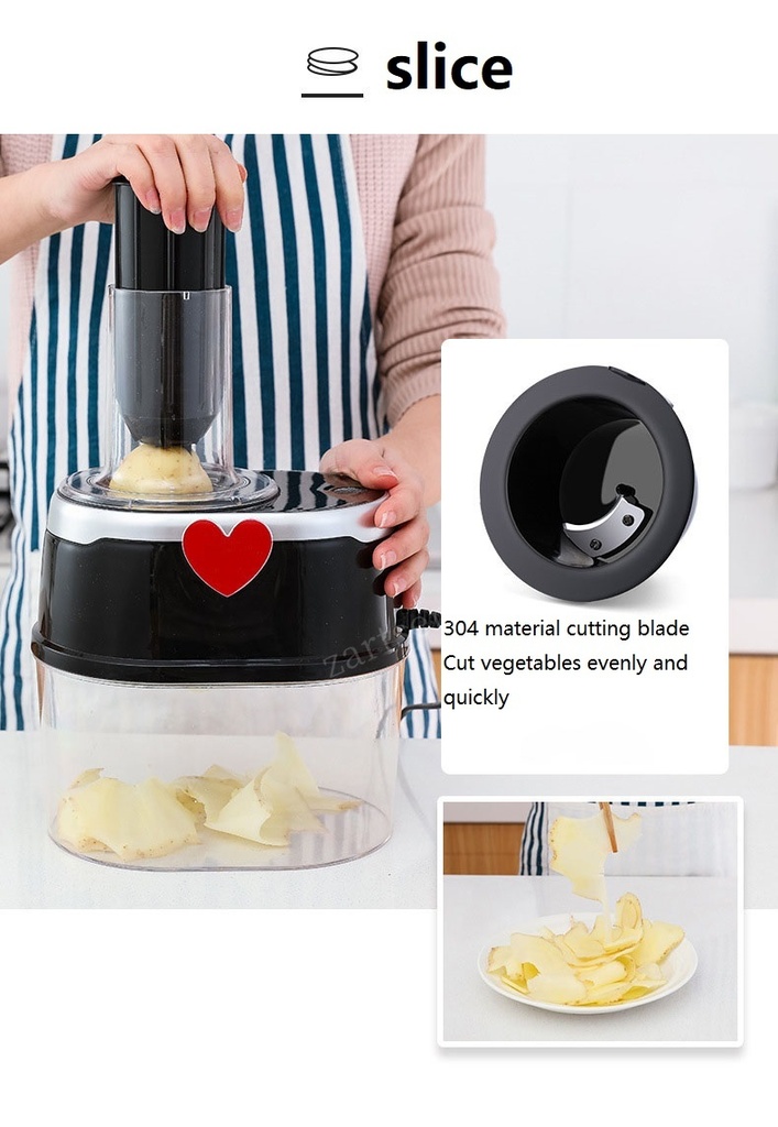 4 in 1 Vegetables spiralizer / مفرمة تشكيل الخضار