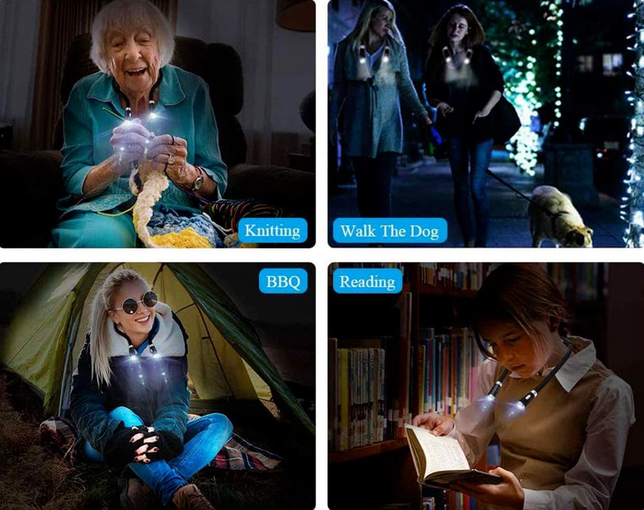 HAND FREE FLEXIBLE LED LIGHT / مصباح الرقبة