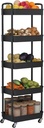 5 Tier Rolling Cart with Wheels /ستاند التنظيم بالعجلات