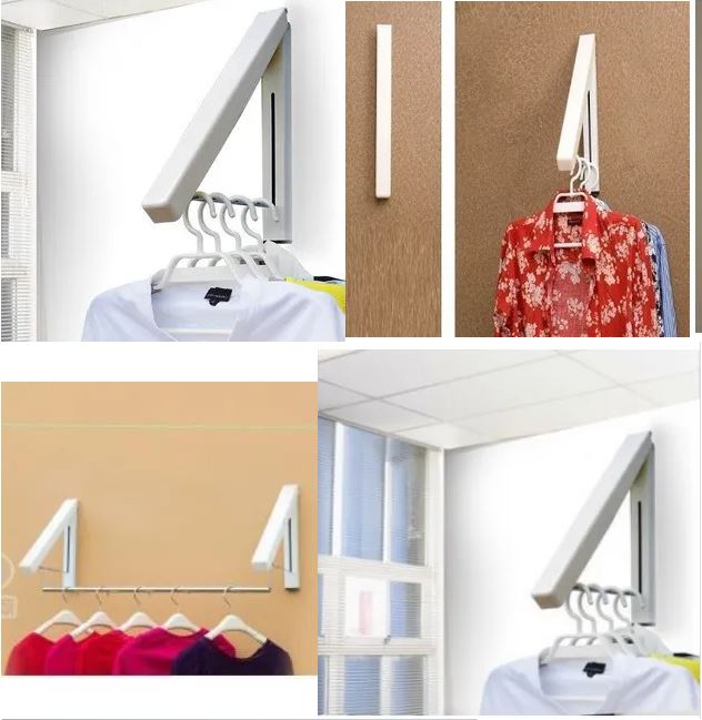 HIDDEN TYPE MULTIFUNCTIONAL CLOTHES HANGER/علاقة ملابس مخفية