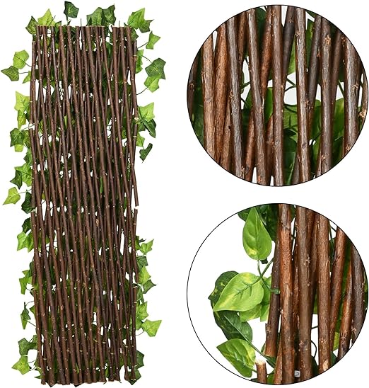 Hanging foliage fence small/سياج ورق الشجر المعلقة