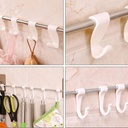 6 Hooks Rack/علاقة المناشف 6 قطع