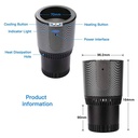 INTELLIGENT HEATING AND COOLING CUP FOR AUTOMOBILES / جهاز تبريد وتسخين المشروبات للسيارة