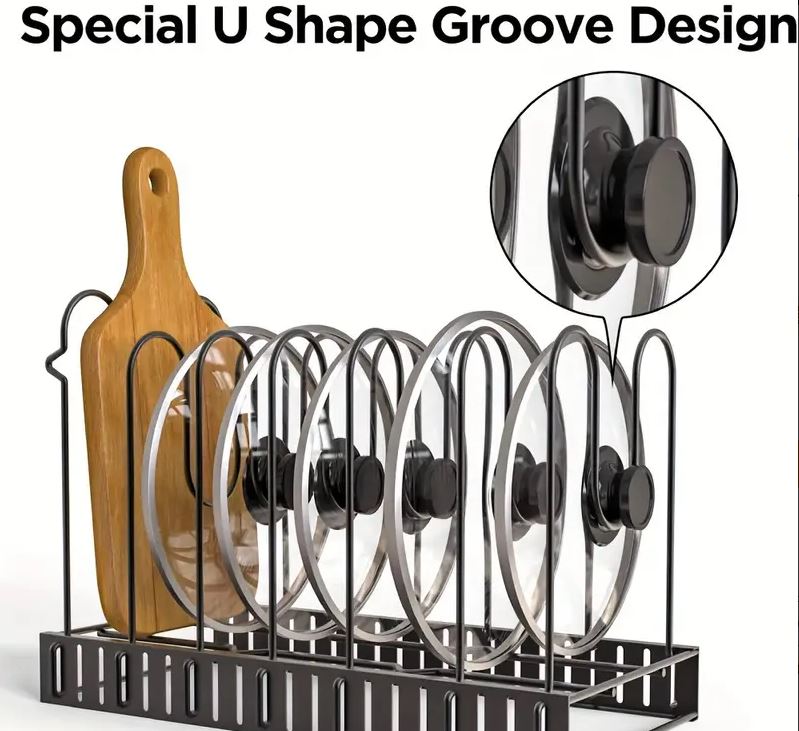 8 Tier pot pan Organizer/ منظم تحت المغسلة