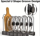 8 Tier pot pan Organizer/ منظم تحت المغسلة