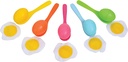 A set of plastic spoons/طقم ملاعق بلاستيكيه