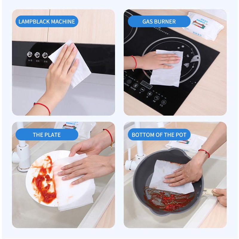 KITCHEN CLEANING WIPES / مزيل البقع والدهون