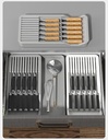 KITCHEN KNIFE DRAWER ORGANIZER / منظم السكاكين
