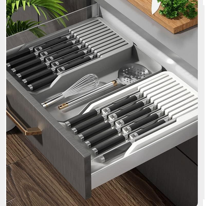 KITCHEN KNIFE DRAWER ORGANIZER / منظم السكاكين