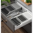 KITCHEN KNIFE DRAWER ORGANIZER / منظم السكاكين