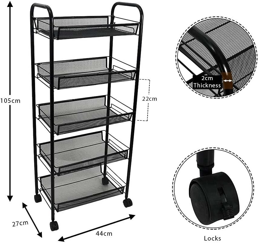 KITCHEN ORGANIZING RACK WITH DRAWERS / ستاند تنظيم المطبخ مع أدراج