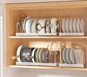 Kitchen Pot Rack Organizer, Cookware Holders 3 layer/ منظم أرفف المطبخ  تحت المغسلة
