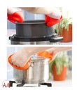 Kitchen Silicone Heat Resistant Gloves Clips/ قفازات مقاومة للحرارة من السيليكون
