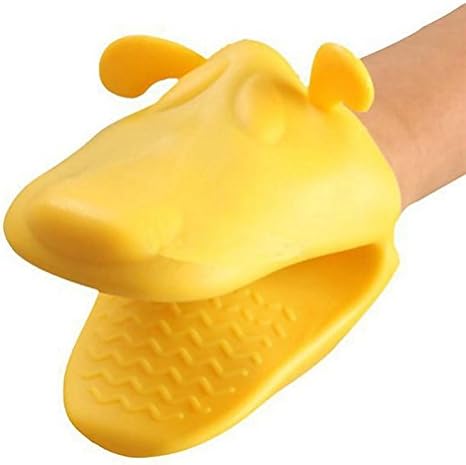 Kitchen Silicone Heat Resistant Gloves Clips/ قفازات مقاومة للحرارة من السيليكون