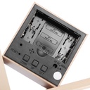 LED Electronic wooden pen holder clock/ساعة الكترونية و منظم للمكتب