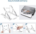 Laptop Stand Creative Folding Storage/حامل كمبيوتر محمول