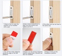 MAGNETIC DOOR STOPPER / ماسك أبواب الأدراج والخزائن