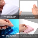 MIRROR STICKER 400mm x 600mm/مرآة لاصقة