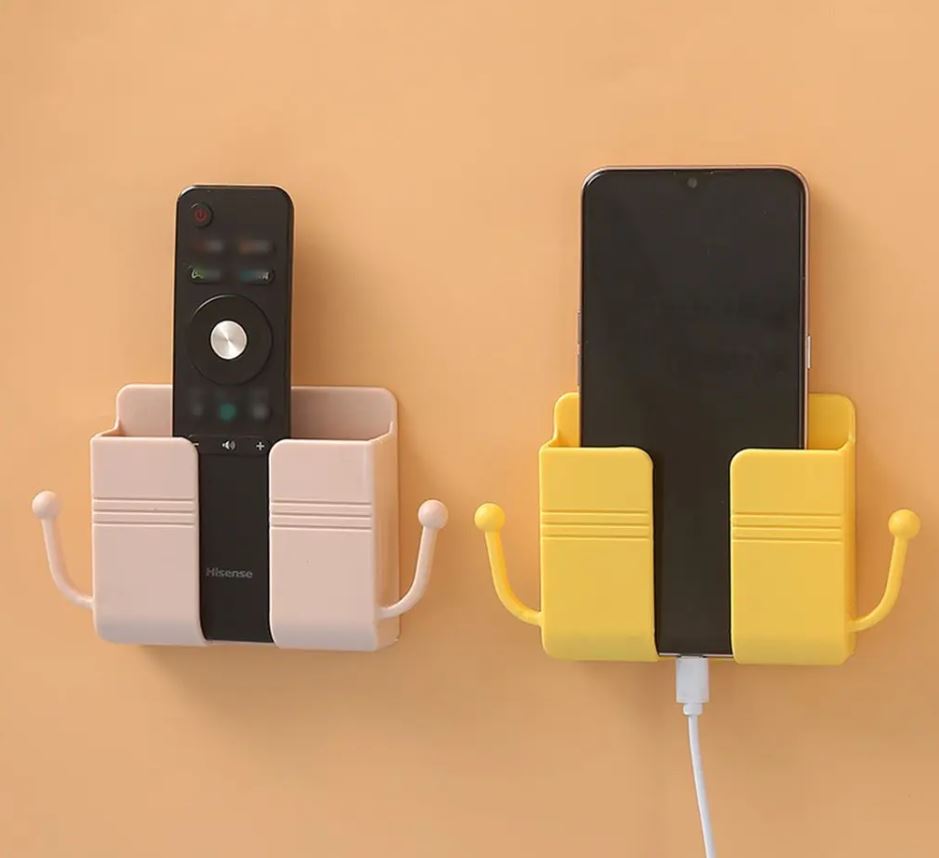 MOBILE PHONE WALL HOLDER WITH HANGERS / حامل الموبايل الجداري مع علاقة