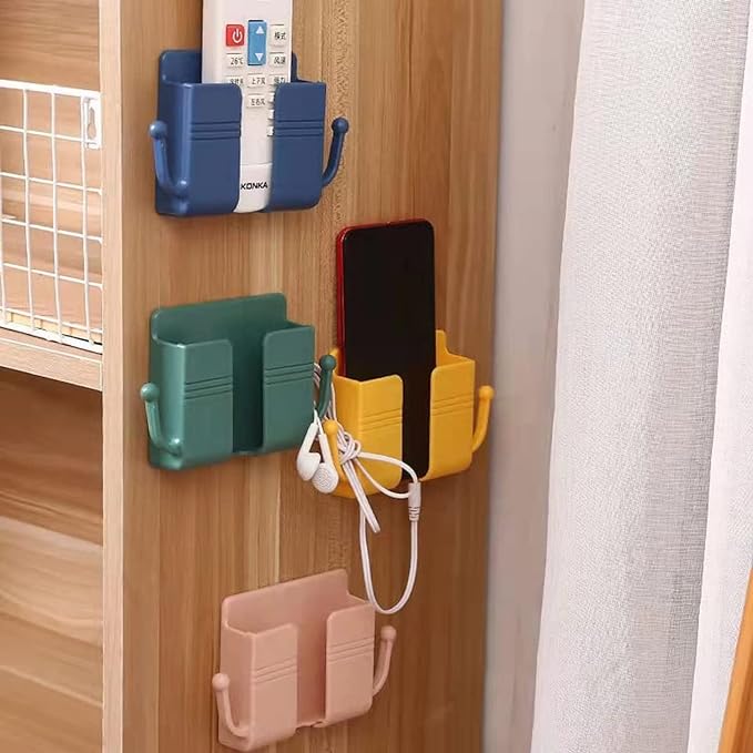 MOBILE PHONE WALL HOLDER WITH HANGERS / حامل الموبايل الجداري مع علاقة