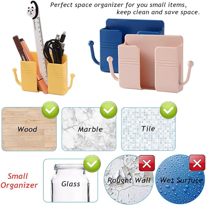 MOBILE PHONE WALL HOLDER WITH HANGERS / حامل الموبايل الجداري مع علاقة