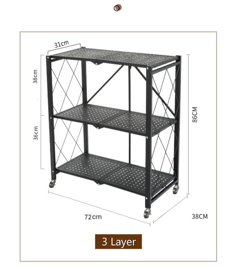 ALUMINIUM SHELF 3 LAYERS/الومنيوم ستاند 3 طوابق
