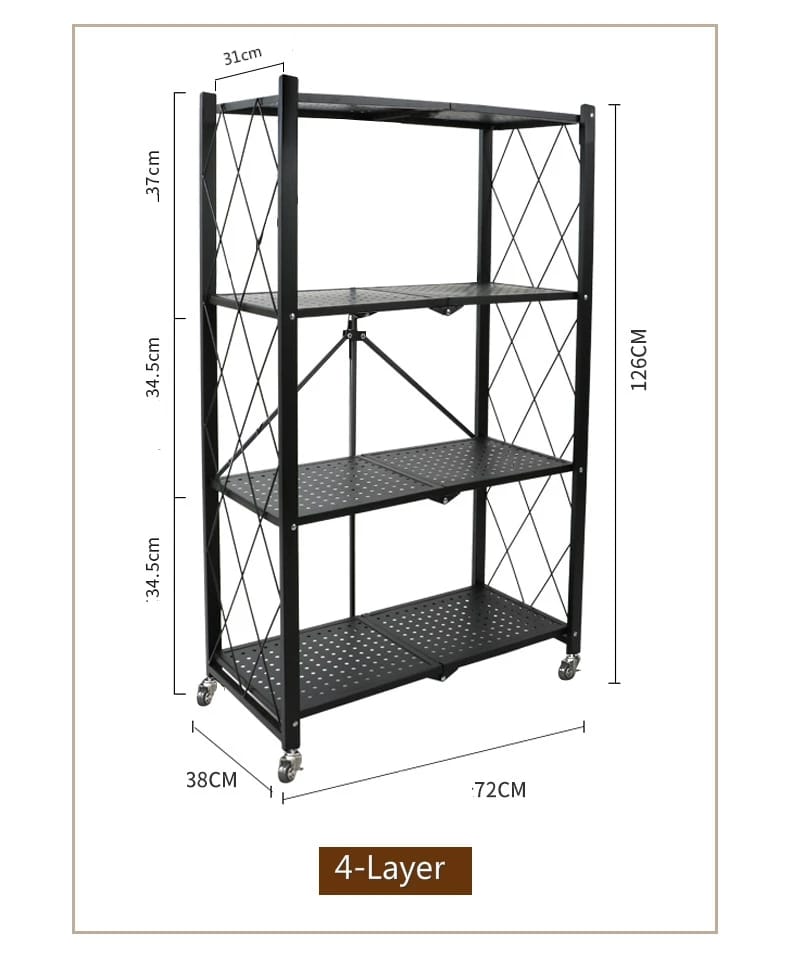 ALUMINIUM SHELF 4 LAYERS/الومنيوم ستاند 4 طوابق