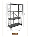 ALUMINIUM SHELF 4 LAYERS/الومنيوم ستاند 4 طوابق