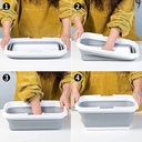 MULTI FUNCTION FOLDING BOARD/ سلة تقطيع وتغسيل الخضار والفواكه