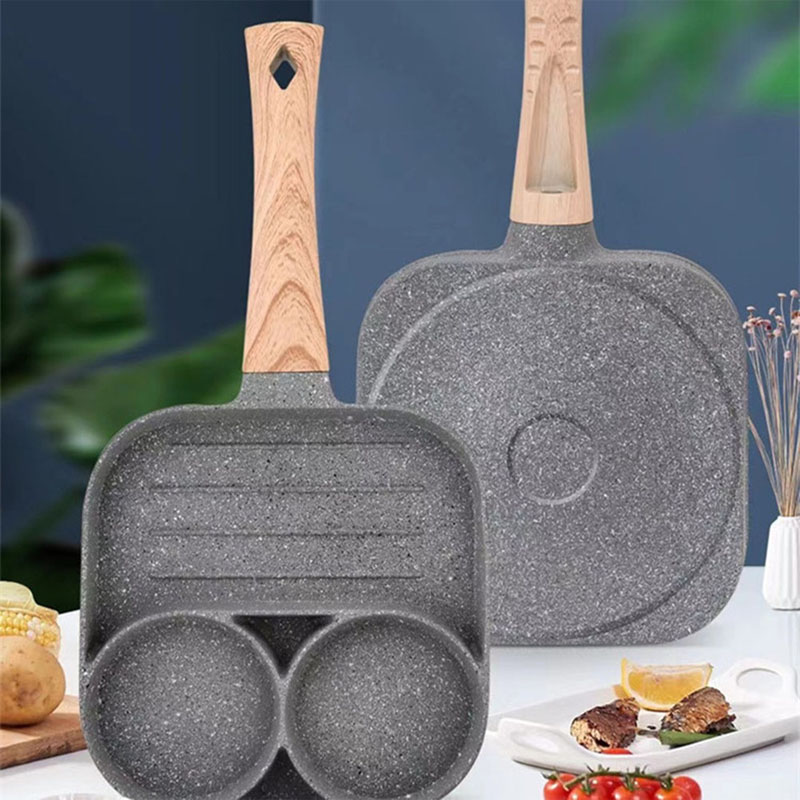 ALUMINUM 2 HOLES CREPE PAN / المقلاة المقسمة