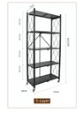 ALUMINUM SHELF 5 LAYERS/ ستاند المنيوم برفوف 5 طوابق