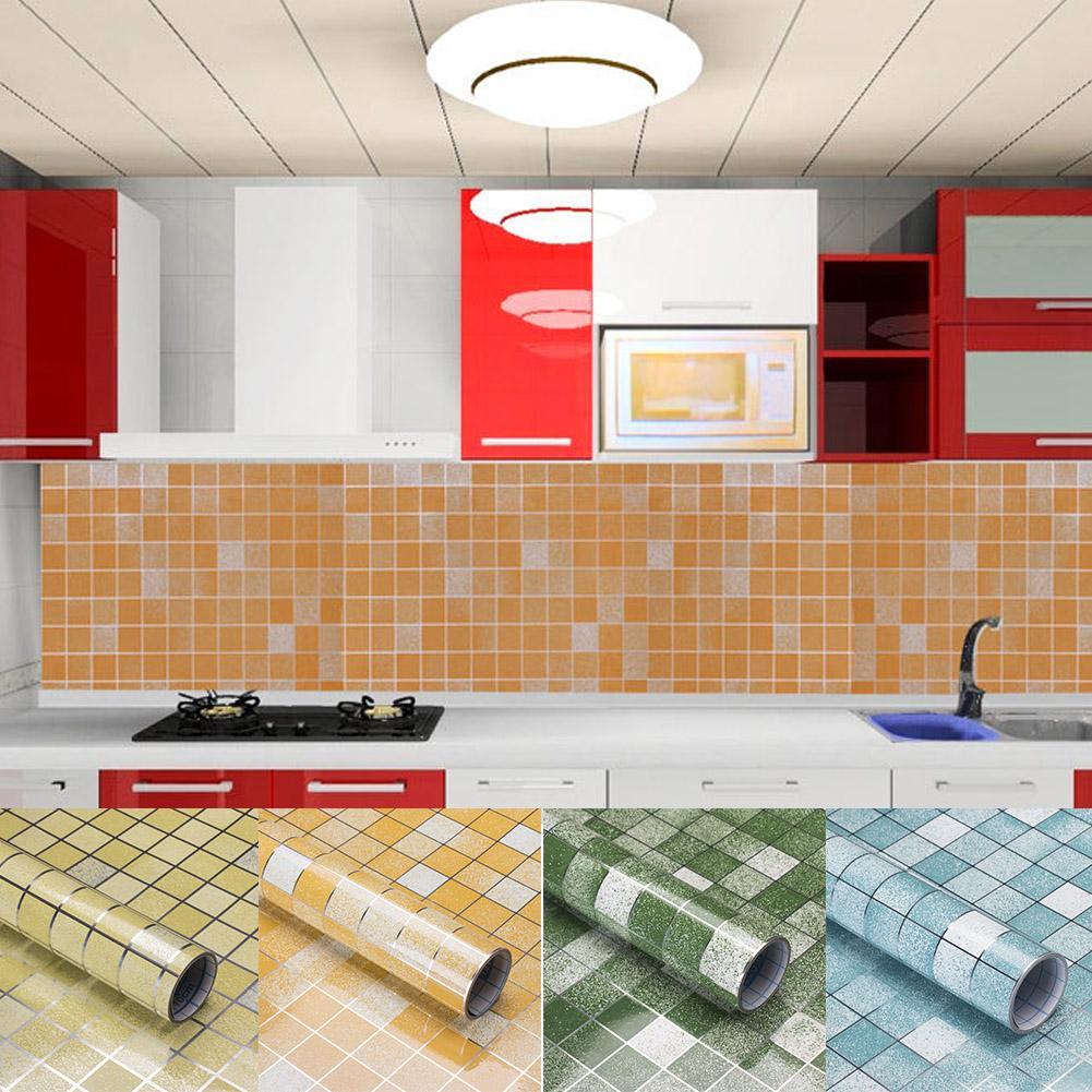OIL PROOF FOIL KITCHEN WALL / لاصق المنيوم المطبخ مضاد للزيوت والحرارة