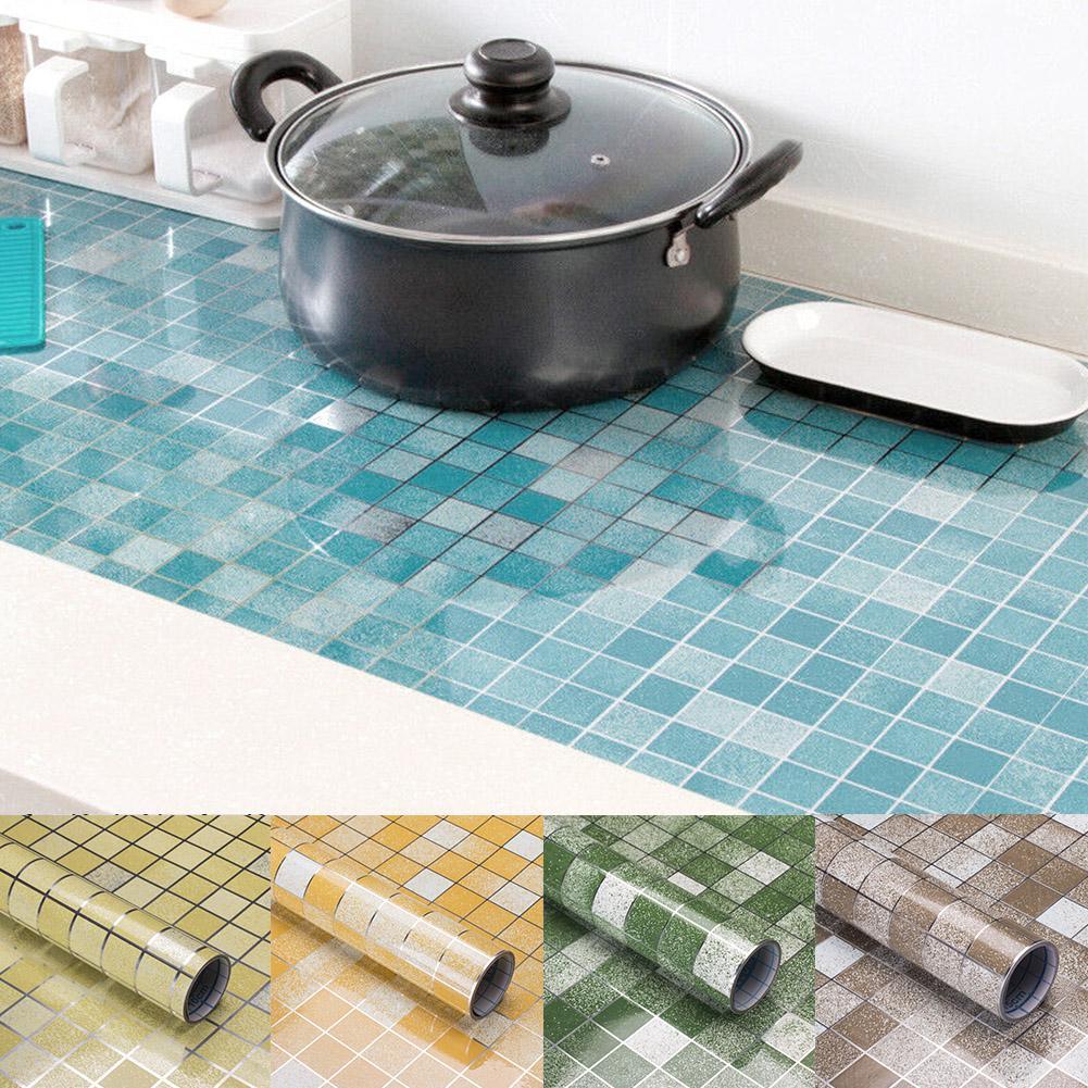 OIL PROOF FOIL KITCHEN WALL / لاصق المنيوم المطبخ مضاد للزيوت والحرارة