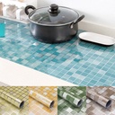 OIL PROOF FOIL KITCHEN WALL / لاصق المنيوم المطبخ مضاد للزيوت والحرارة