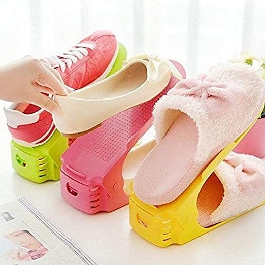 ONE TYPE CREATIVE SHOE FRAM/منظم الأحذية في الخزانة