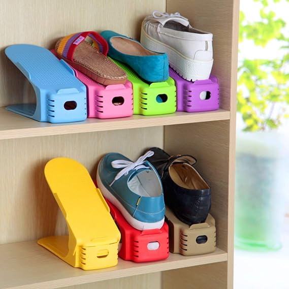 ONE TYPE CREATIVE SHOE FRAM/منظم الأحذية في الخزانة