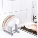 Organizer dishes and lids/منظم الصحون والأغطية