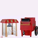 POPCORN TRUCK/ صانعة الفشار على شكل عربة