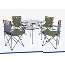 PORTABLE CHAIRS AND TABLE / طاولة الرحلات المتنقلة